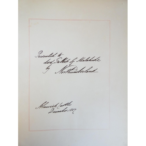 50 - (HARTSHORNE CHARLES H.).&nbsp;&nbsp;Illustrations of Alnwick, Prudhoe & Warkworth. Eng. frontis ... 