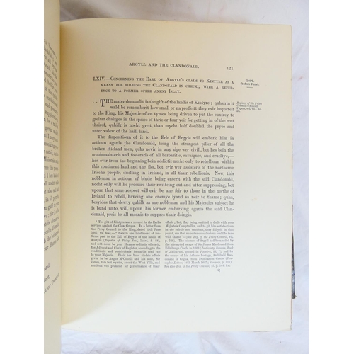 51 - SMITH G. GREGORY.&nbsp;&nbsp;The Book of Islay, Documents Illustrating the History of the Island. Pr... 