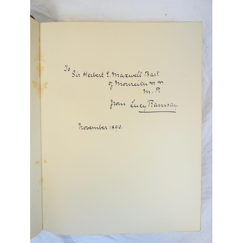 52 - GRAHAM ROBERT C.  The Carved Stones of Islay. Half title. Etched title. Plates & illus. Quarto. ... 