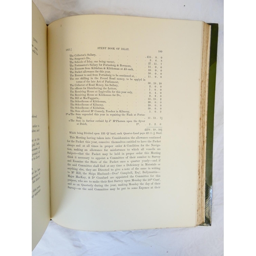 52 - GRAHAM ROBERT C.  The Carved Stones of Islay. Half title. Etched title. Plates & illus. Quarto. ... 