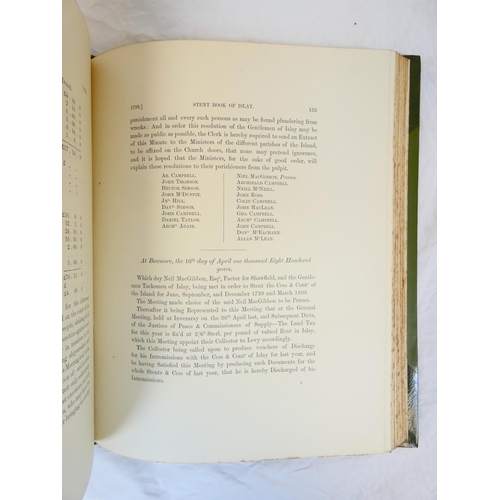 52 - GRAHAM ROBERT C.  The Carved Stones of Islay. Half title. Etched title. Plates & illus. Quarto. ... 