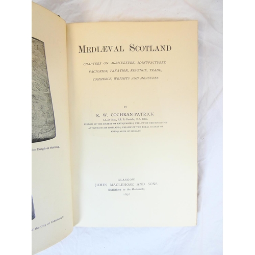 53 - COCHRANE-PATRICK R. W.&nbsp;&nbsp;Early Records Relating to Mining in Scotland. Ltd. ed. 212/350. Ha... 