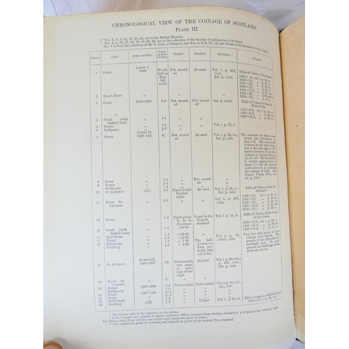 54 - COCHRANE-PATRICK R. W.  Records of the Coinage of Scotland from the Earliest Period to the Union. 2 ... 