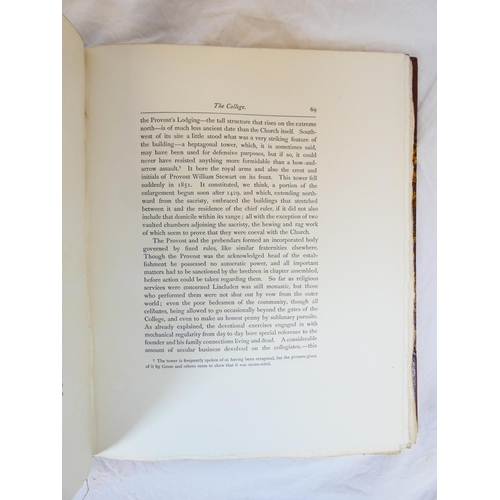 55 - MCDOWALL WILLIAM.&nbsp;&nbsp;Chronicles of Lincluden as an Abbey & a College. Ltd. ed. 8/50 demy... 