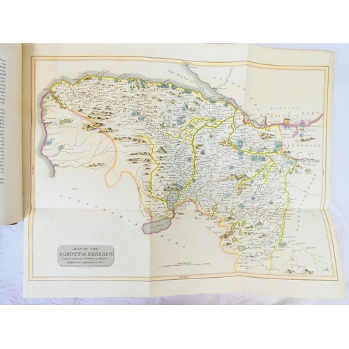 57 - CRAWFURD GEORGE & ROBERTSON GEORGE.&nbsp;&nbsp;A General Description of the Shire of Renfrew. En... 