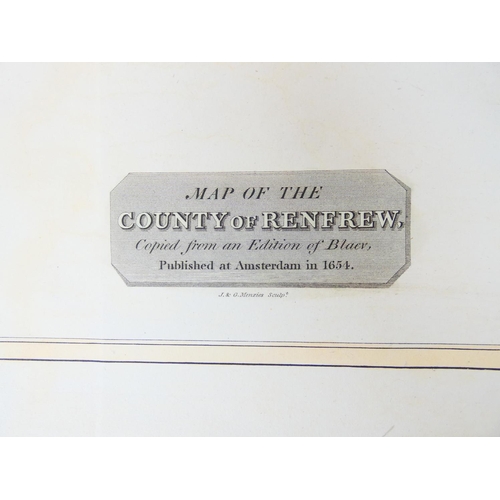 57 - CRAWFURD GEORGE & ROBERTSON GEORGE.&nbsp;&nbsp;A General Description of the Shire of Renfrew. En... 