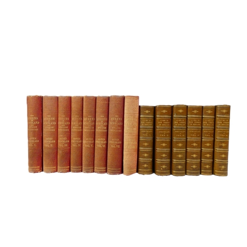 61 - STRICKLAND AGNES.&nbsp;&nbsp;The Lives of the Queens of England from the Norman Conquest. 6 vols. Ha... 