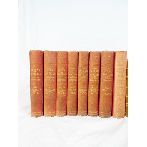 61 - STRICKLAND AGNES.&nbsp;&nbsp;The Lives of the Queens of England from the Norman Conquest. 6 vols. Ha... 