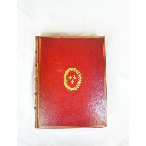 62 - DE NOLHAC PIERRE.  Madame Vigée-Le Brun Peintre de la Reine Marie-Antoinette. Ltd. ed. 13/500. Mount... 