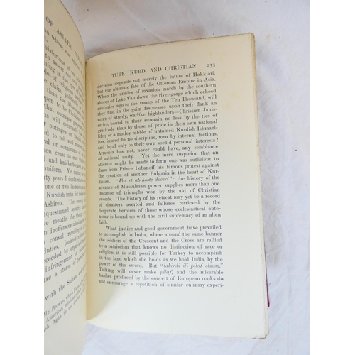 20 - WARKWORTH LORD.  Notes from a Diary in Asiatic Turkey. Half title. Fldg. map. Frontis & photogra... 
