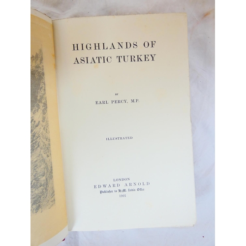 21 - WARKWORTH LORD.  Notes from a Diary in Asiatic Turkey. Half title. Fldg. map. Frontis & photogra... 