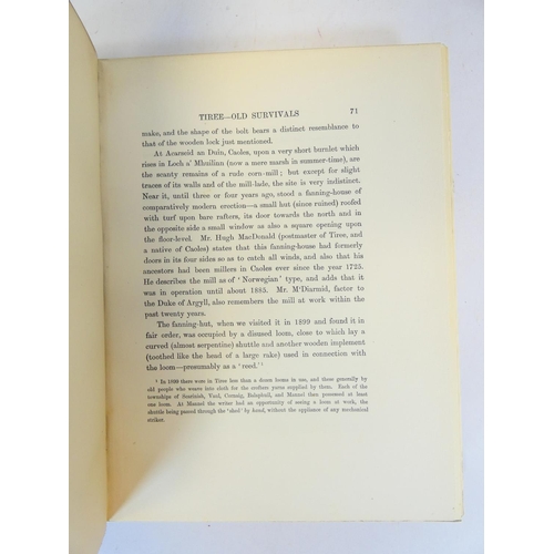 15 - BEVERIDGE ERSKINE.  North Uist, Its Archaeology & Topography. Ltd. ed. 70/315 presented to Sir H... 