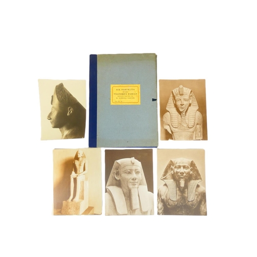 268 - EGYPTOLOGY. CARTER HOWARD.  Six Portraits of the Thothmes Family facsimiled from the Temple of Deir ... 