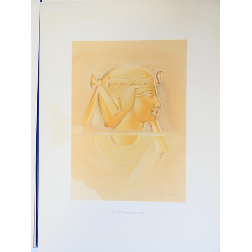 268 - EGYPTOLOGY. CARTER HOWARD.  Six Portraits of the Thothmes Family facsimiled from the Temple of Deir ... 