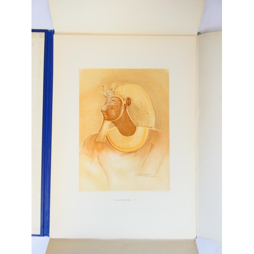 268 - EGYPTOLOGY. CARTER HOWARD.  Six Portraits of the Thothmes Family facsimiled from the Temple of Deir ... 