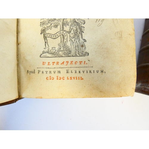 298 - BUCHANAN GEORGE.&nbsp;&nbsp;Rerum Scotticarum Historia. 2 editions. Old calf, each with title device... 