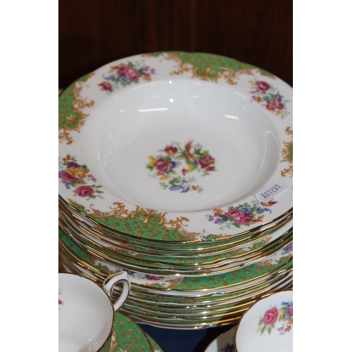 14 - Paragon Rockingham pattern service to include tureen and covers, gravy boat, cups and saucers, egg c... 