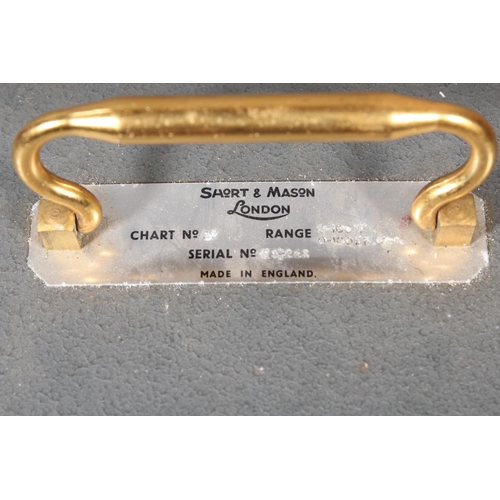 25 - Short and Mason of London barograph serial number E19262 and Chart No.37 , 19cm tall.