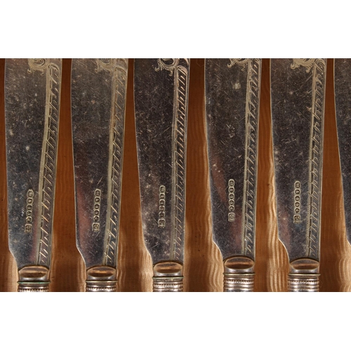 33 - Walker and Hall cased fish knives and forks.