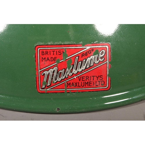 35 - Maxlume Industrial green shade and another orange. (2)