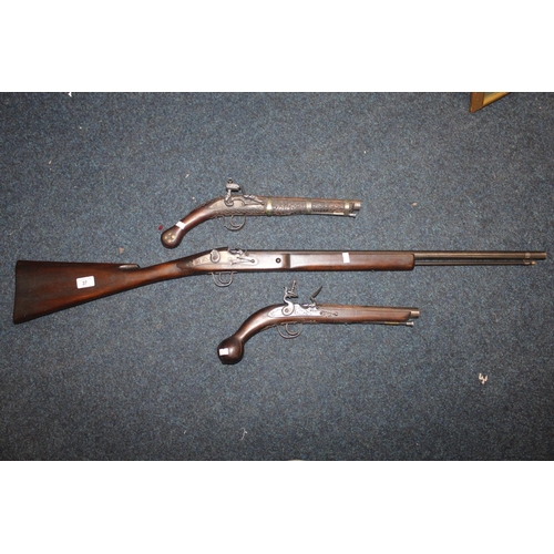 37 - Replica pistols and rifle