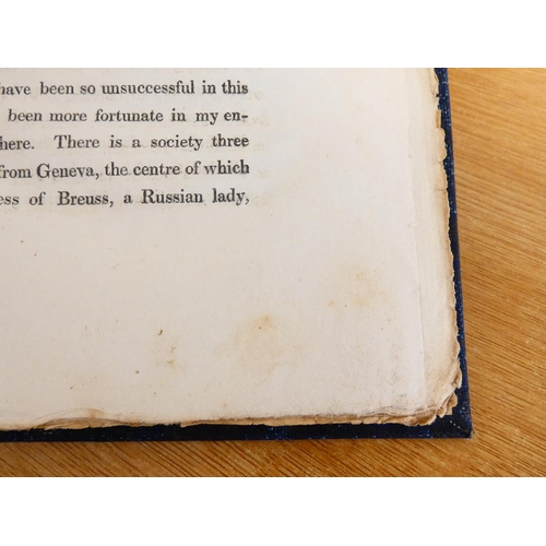 103 - (POLIDORI JOHN WILLIAM, Byron interest). The Vampyre, A Tale. 84pp. Half title. Concludes with Extra... 