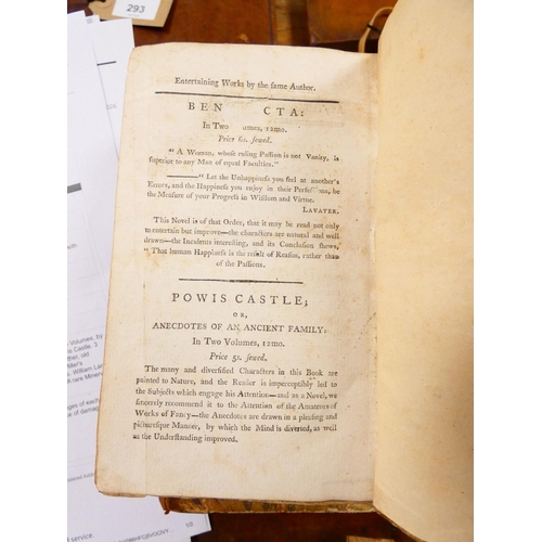 297 - Ashton Priory: A Novel in Three Volumes, by the Author of Benedicta & Powis Castle. 3 vols. Half... 