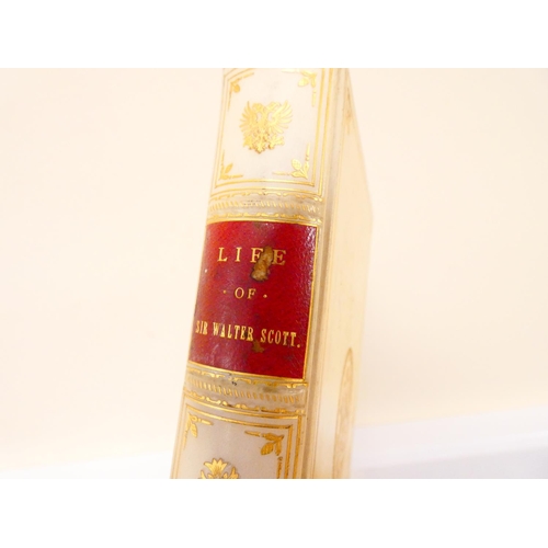 34 - (LOCKHART J.G.).  Memoirs of the Life of Sir Walter Scott, Bart. 7 vols. Half titles. Eng. frontis. ... 