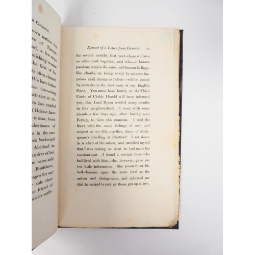 103 - (POLIDORI JOHN WILLIAM, Byron interest). The Vampyre, A Tale. 84pp. Half title. Concludes with Extra... 