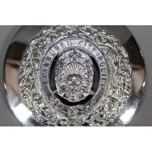 10 - Edinburgh City Police pipers cloak badge, 11.5cm diameter.&nbsp;