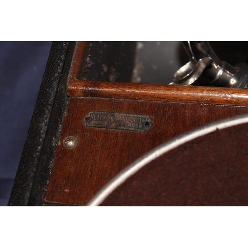 49 - HMV His Masters Voice portable gramophone.&nbsp;