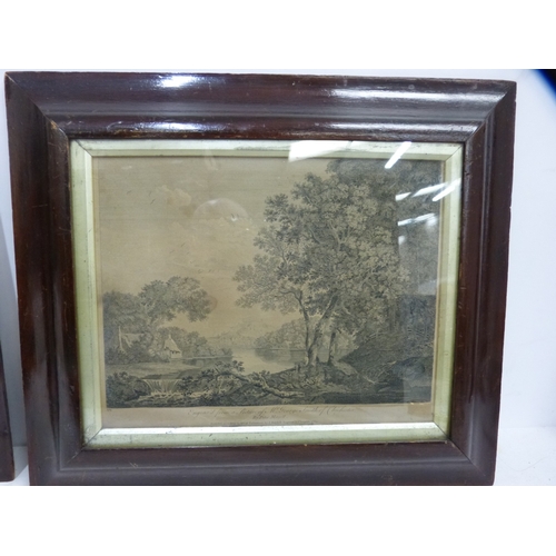 14 - After George Smith, an 18th century landscape engraved by William Elliott published by J Boydell and... 