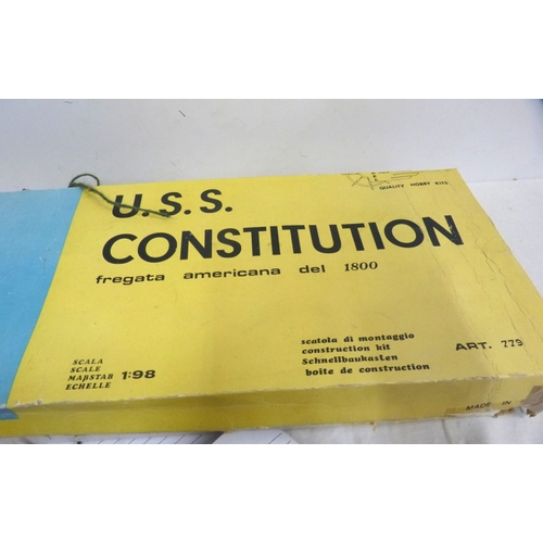 19 - Model of USS constitution.