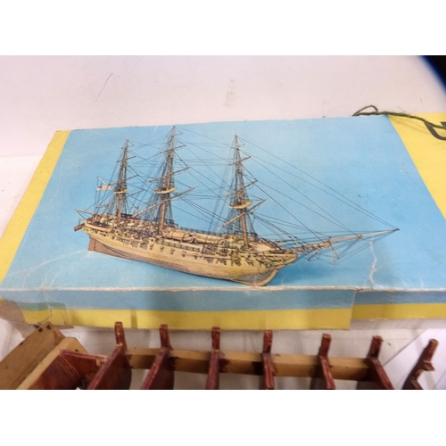 19 - Model of USS constitution.
