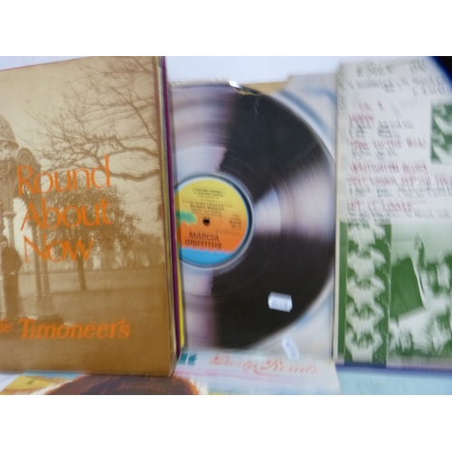51 - Collection of LP records including Rolling Stones, George Harrison, Marcia Griffiths etc