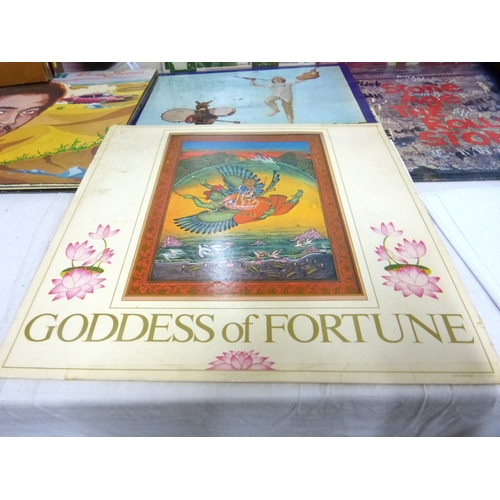 51 - Collection of LP records including Rolling Stones, George Harrison, Marcia Griffiths etc