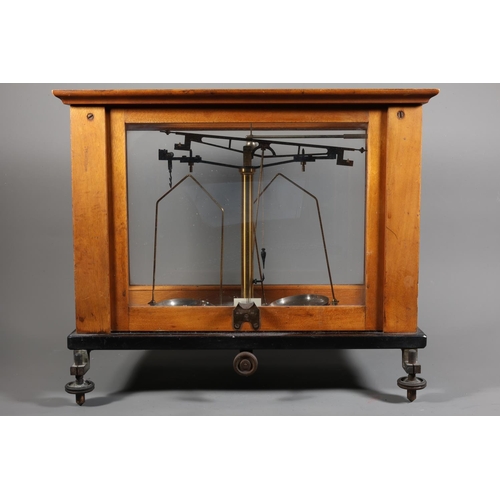 14 - Cased set of scientific scales.