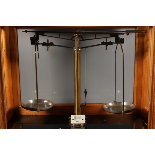 14 - Cased set of scientific scales.