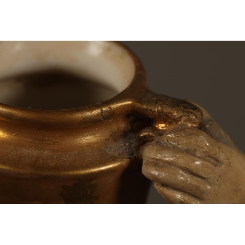 15 - Pair of Royal Worcester figurines modelled as Grecian water carriers, 25cm high.