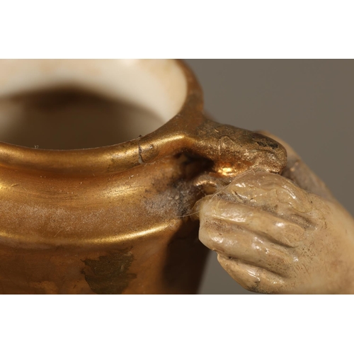 15 - Pair of Royal Worcester figurines modelled as Grecian water carriers, 25cm high.