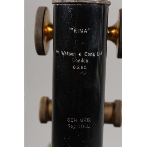 5 - Kima microscope by W Watson & Son, London, #63185.