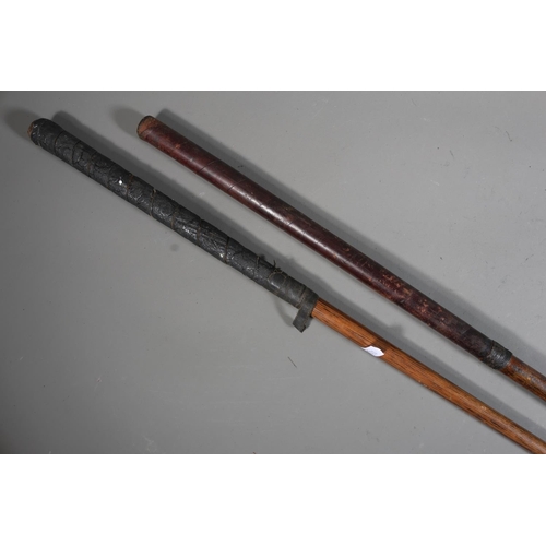 56 - Two hickory golf clubs, W M Gibson Special and a wood.  (2)