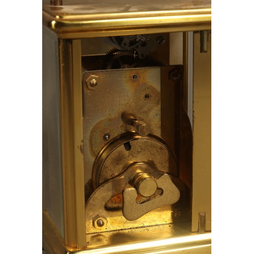 7 - Bayard 8-day clock, 9 jewels movement, with white face, Roman numerals, on bracket feet.