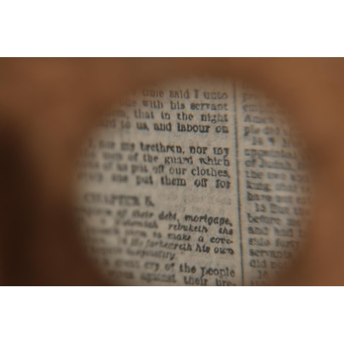 30B - Miniature Holy Bible Old and New Testaments, published by David Bryce and Sons of Glasgow, with magn... 