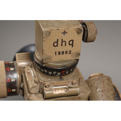 1664 - WWII era Nazi German Third Reich MGZ40 (Maschinengewehr Zielfernrohr 40) optical sight for the MG34 ... 