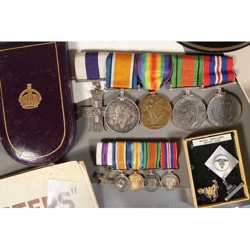 1577 - Medals of 154639 Reverend Major Gerald Kerr Jenkins MC MA of the Royal Field Artillery comprising Mi... 