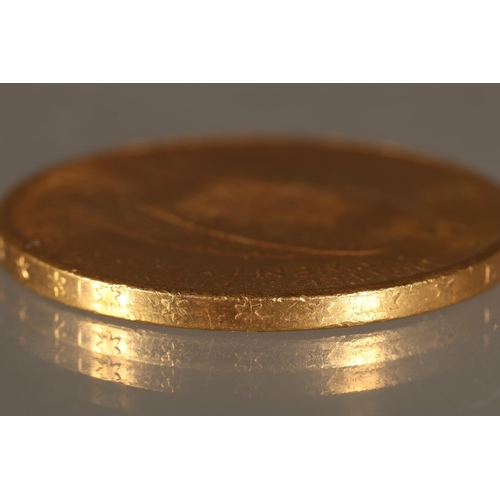 1557 - UNITED STATES OF AMERICA USA gold twenty dollar $20 or double eagle 1908.