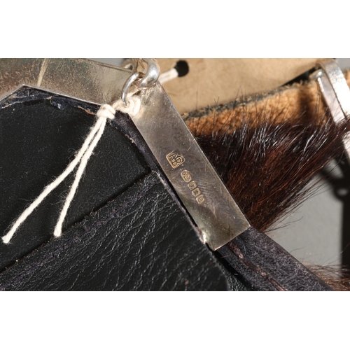 1660 - Modernist Scottish silver mounted sporran, the cantle with makers mark 'ARB', possibly Alan Baillie,... 