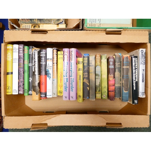 Crime Novels. A carton of various in d.w's, mixed cond., incl. Agatha ...