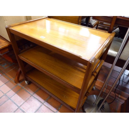 523 - 1970's Teak (G-Plan Fresco?) 3 tier tea trolley